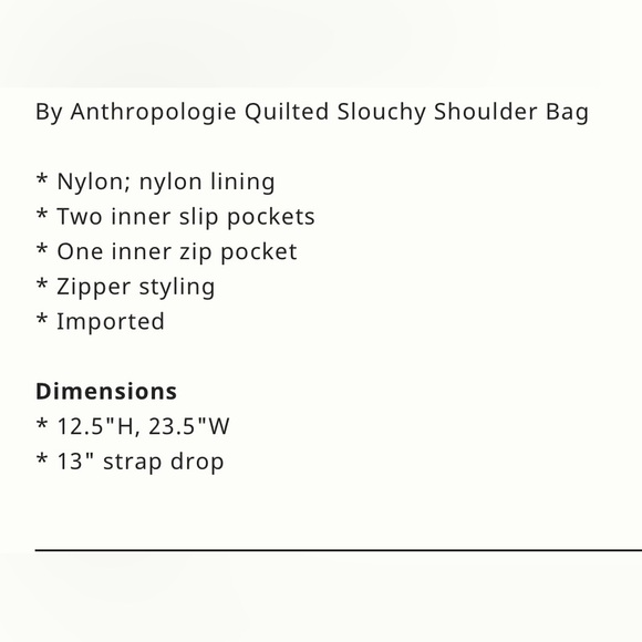 Anthropologie slouchy quilted puffer tote - Picture 3 of 6